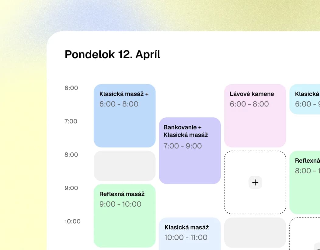 Interiér prevádzky — web pre lokálny podnik s online rezerváciou